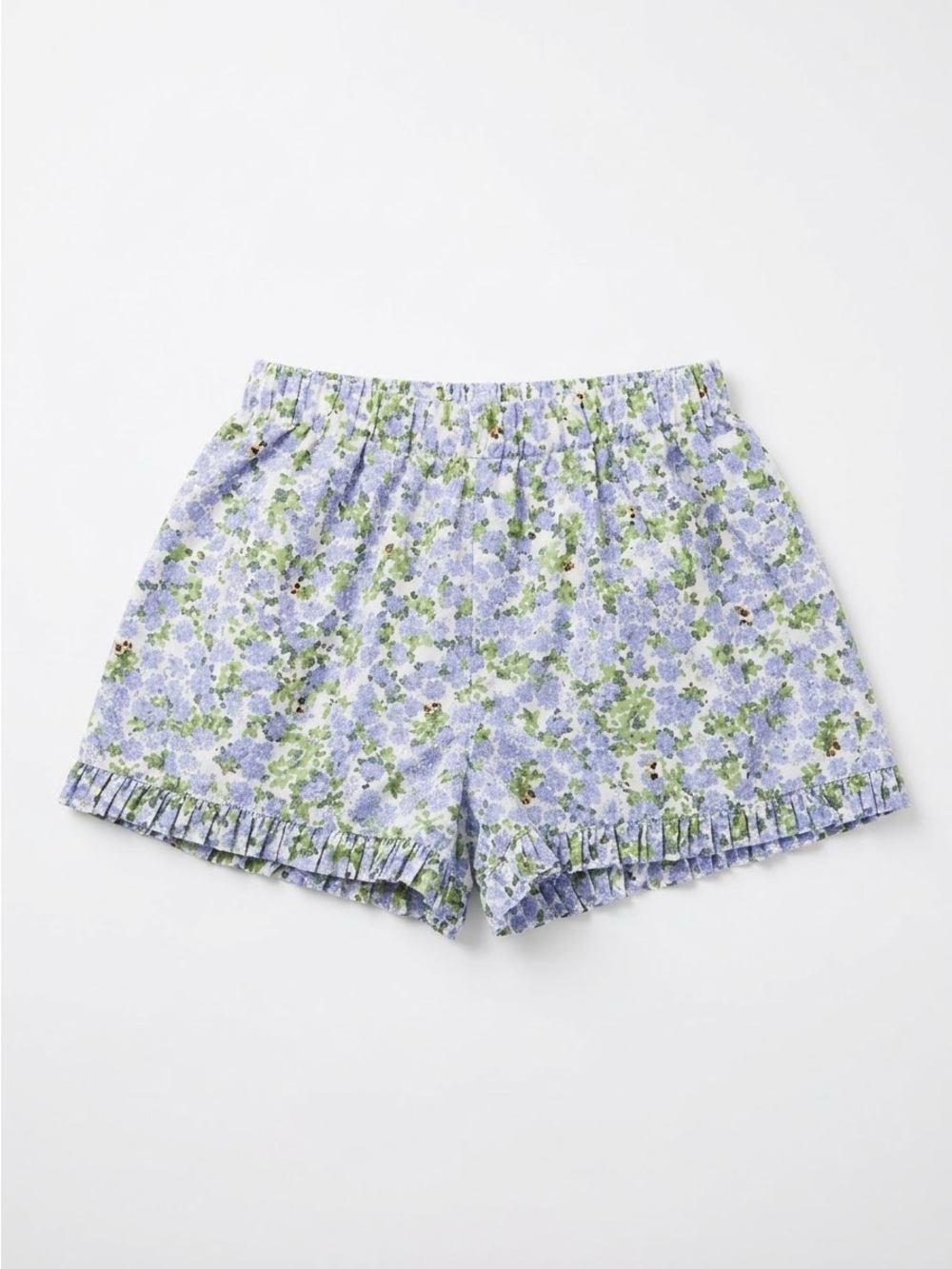 busy bees Girls "Lee Lee" Ruffle Hem "Hydrangea" Shorts